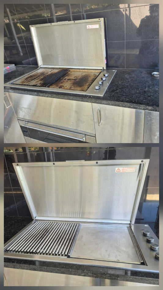 Professional BBQ grill cleaning service