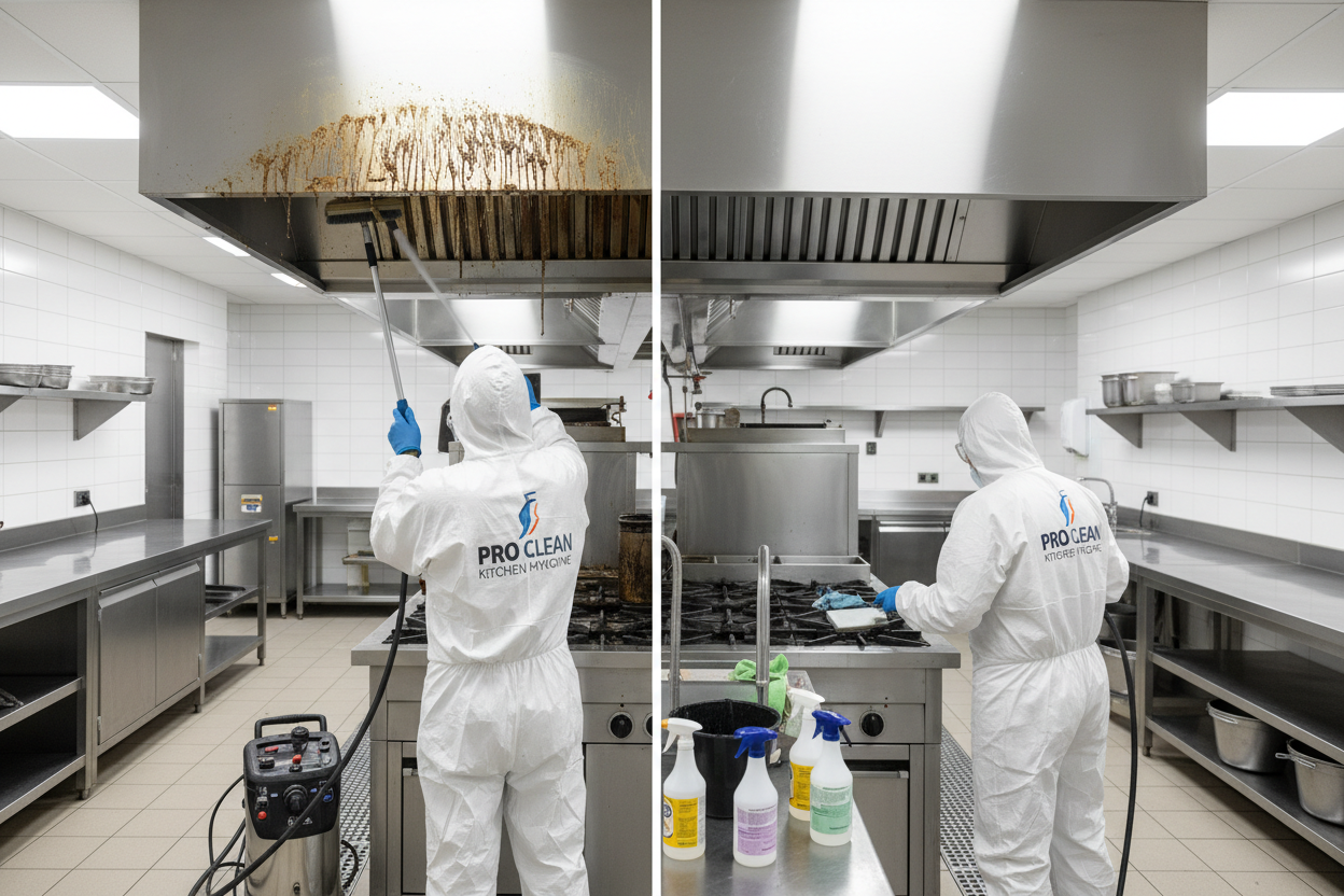 Commercial Kitchen Canopy & Filters Cleaning
