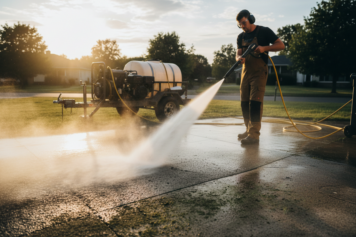 Commercial Centre High Pressure Cleaning
