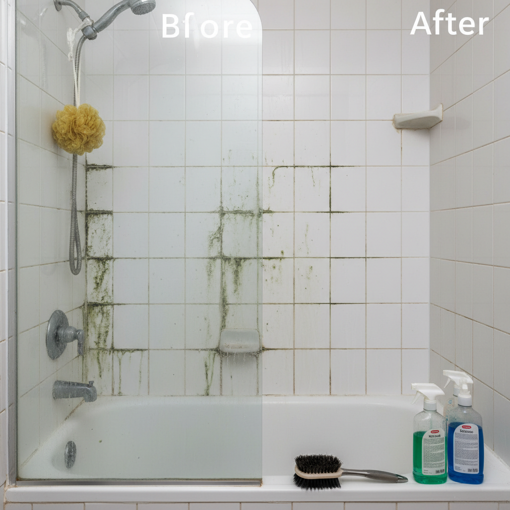 Shower, toilet & Mold Cleaning