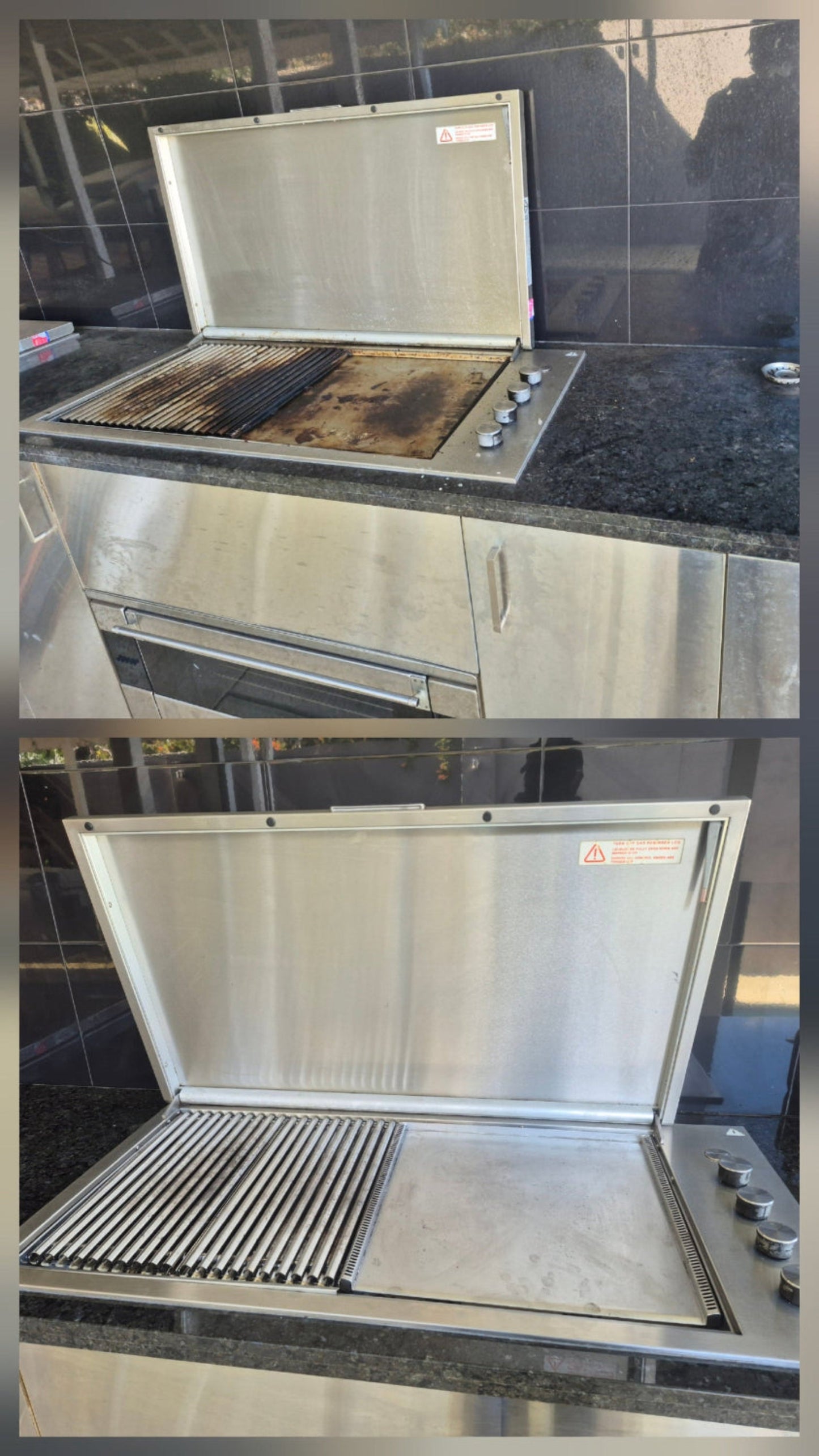 Professional BBQ grill cleaning service