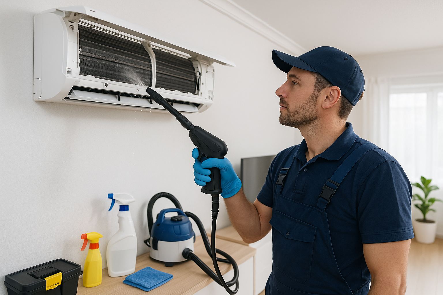 Professional Air Conditioner Cleaning Services, front