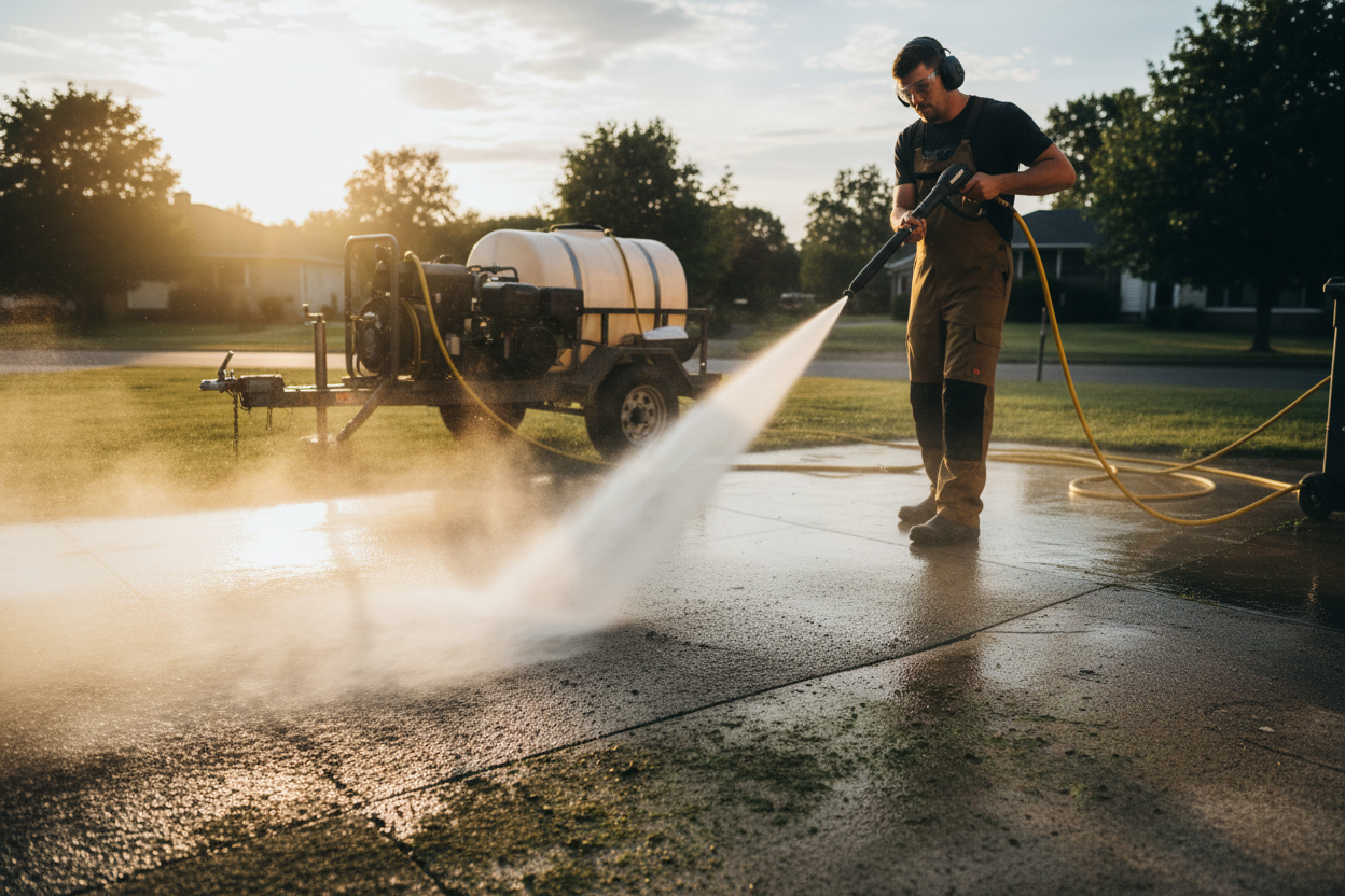 Commercial Centre High Pressure Cleaning